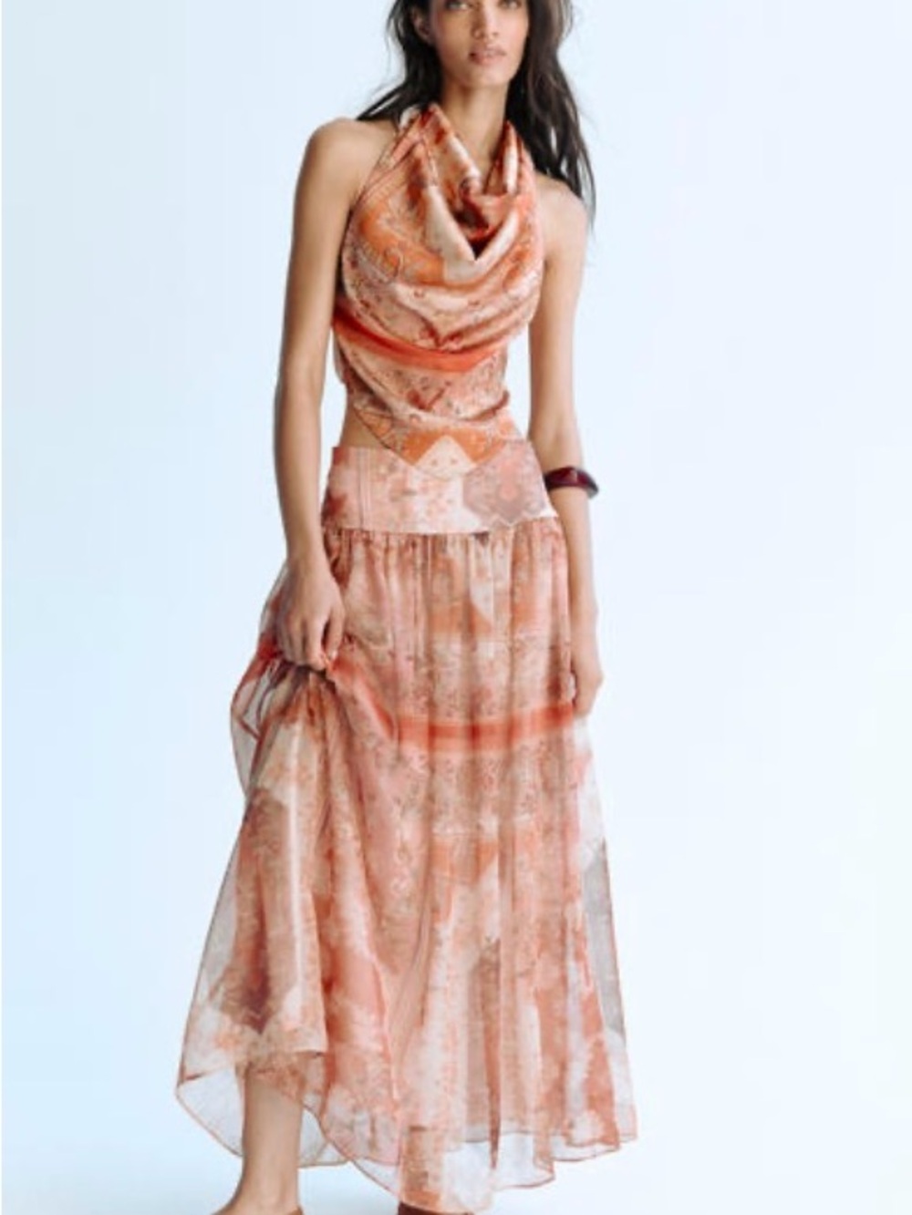 H&M Halterneck Top and Matching Maxi Dress NWT